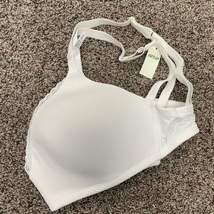NWT Aerie White Simple Wireless 34DDD Bra